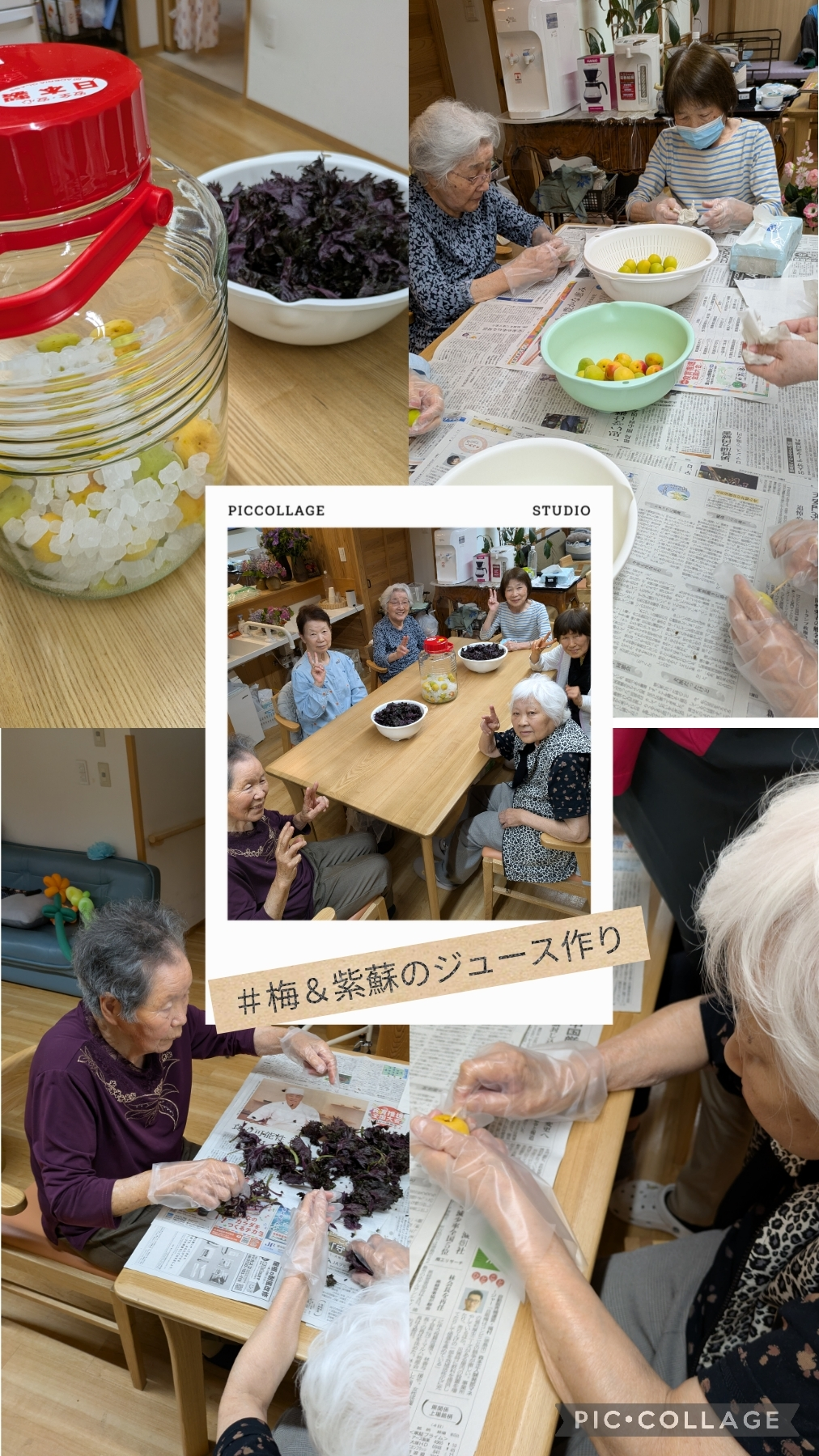 梅＆紫蘇ジュースシロップ作り