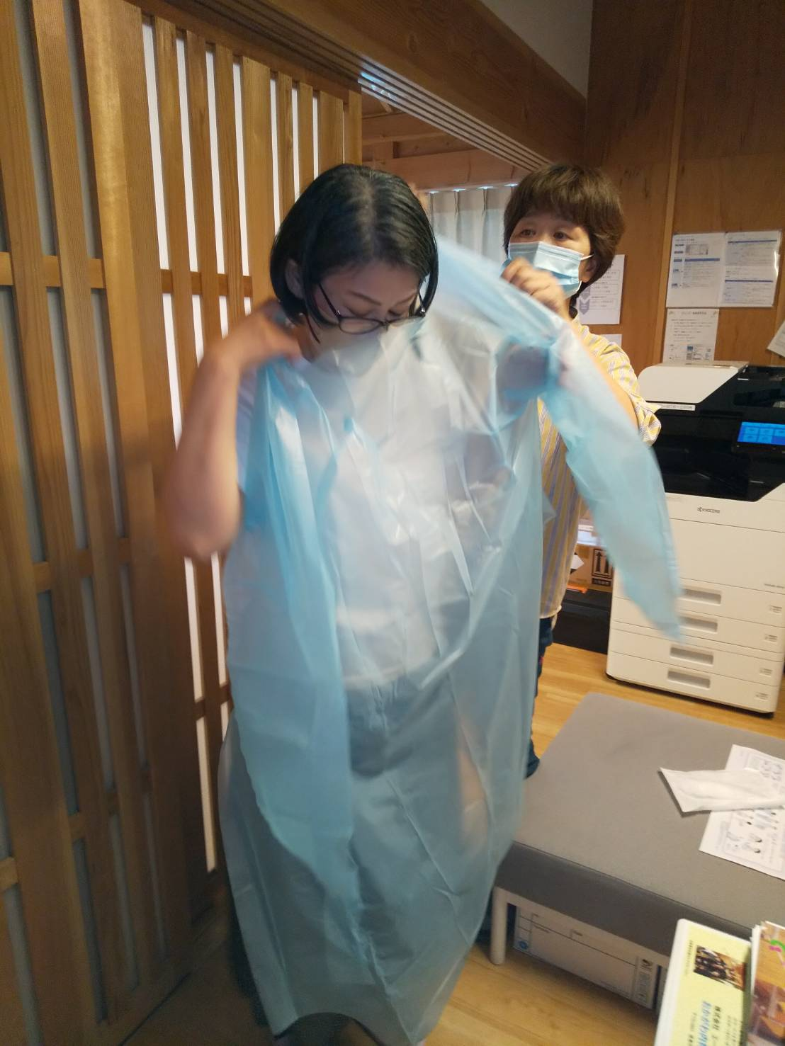 感染対策社内研修を実施