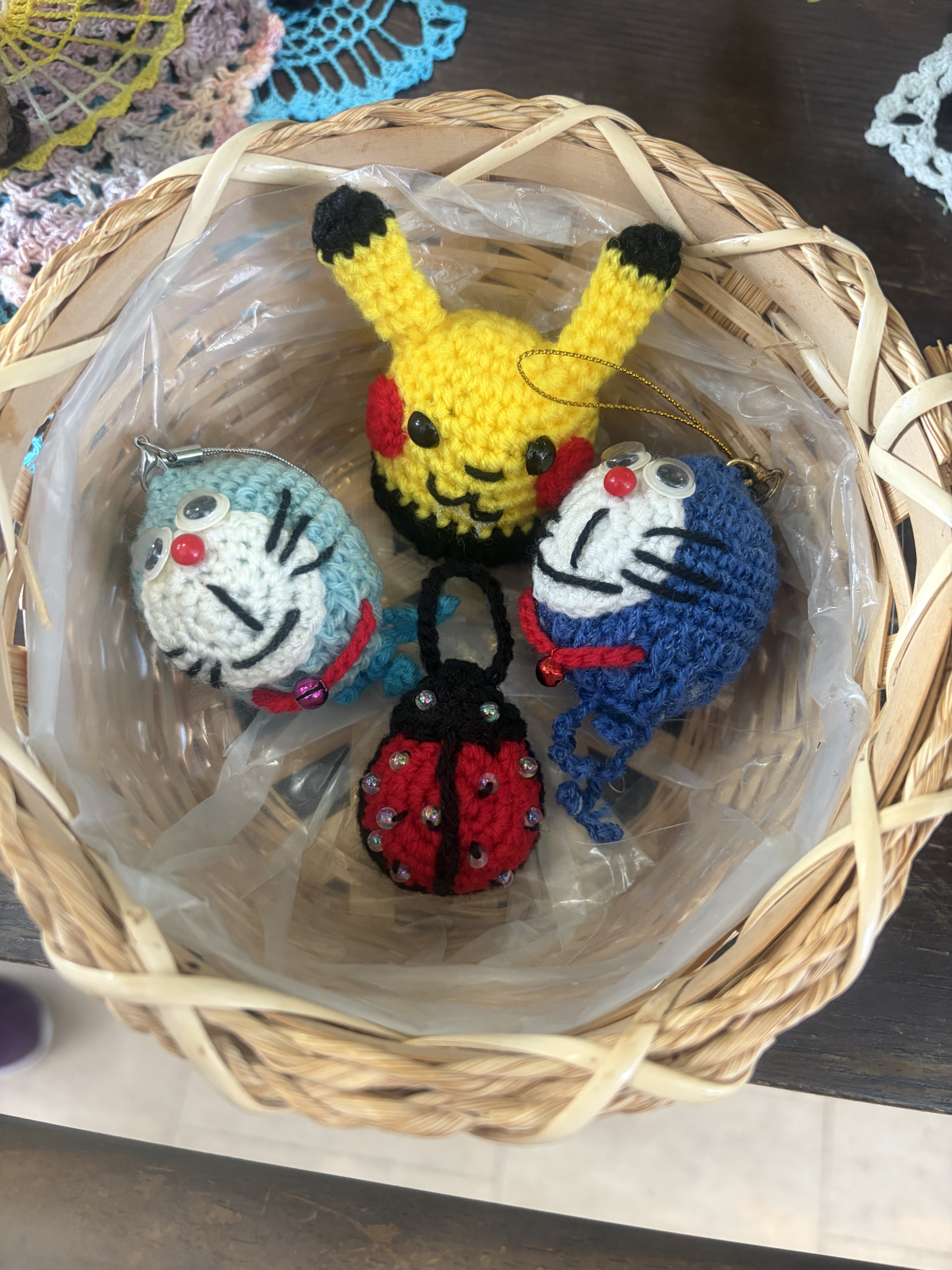 利用者様作の編み物