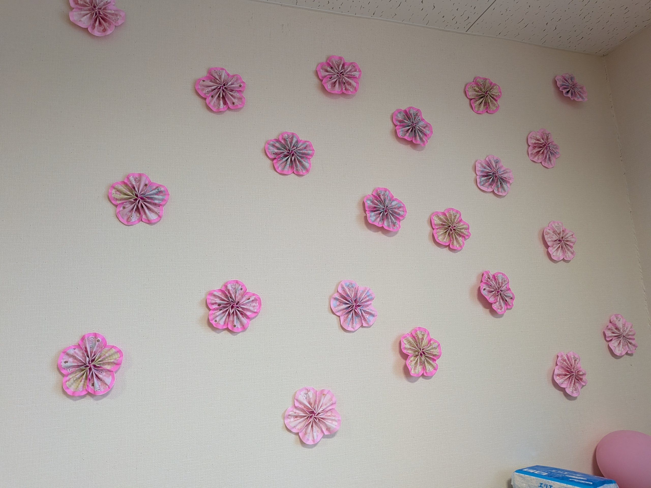 🌸3月の壁面完成🌸