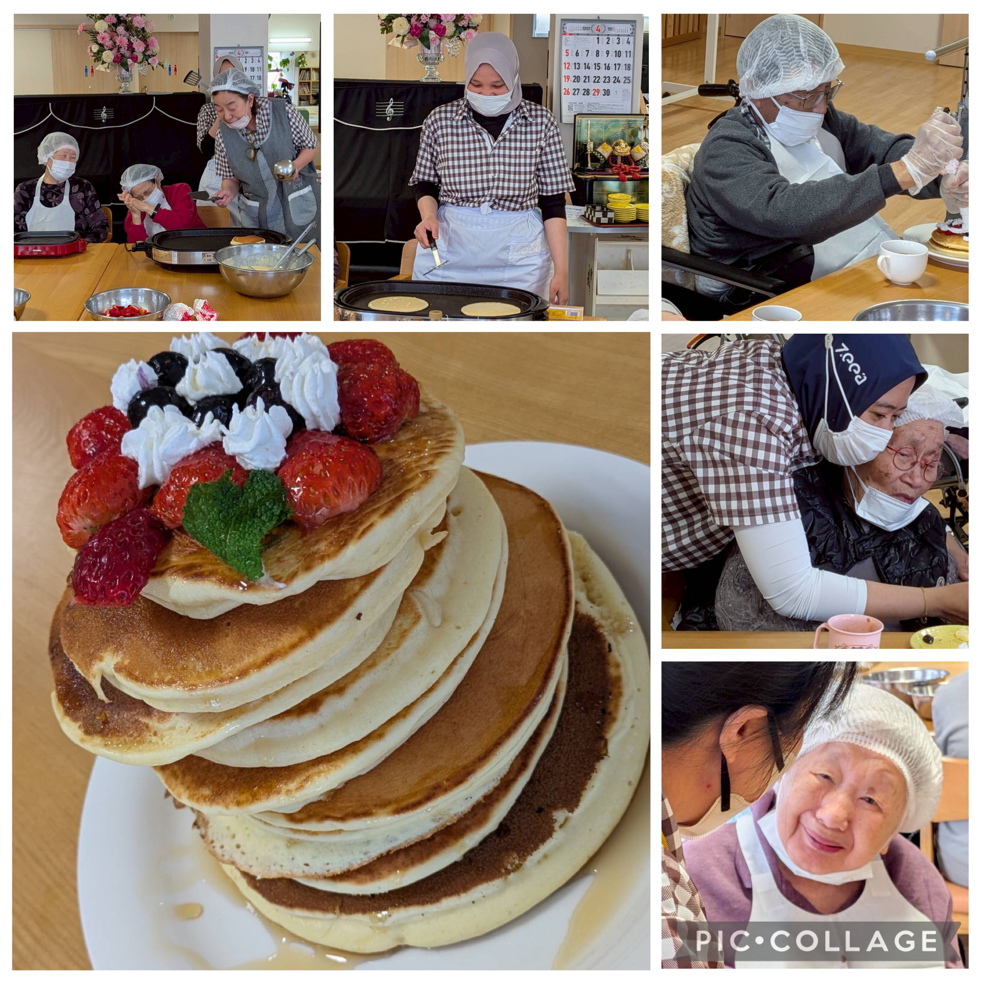 ホットケーキ作り