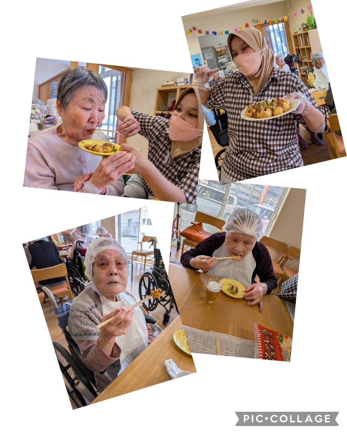 なごみのたこ焼きならぬ、たこ焼きもどきパーティ😂🎉